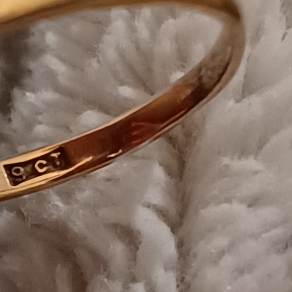 9ct Carat Gold Big Ruby Red Solitaire Engagement Unique Cocktail Ring - Picture 8 of 9